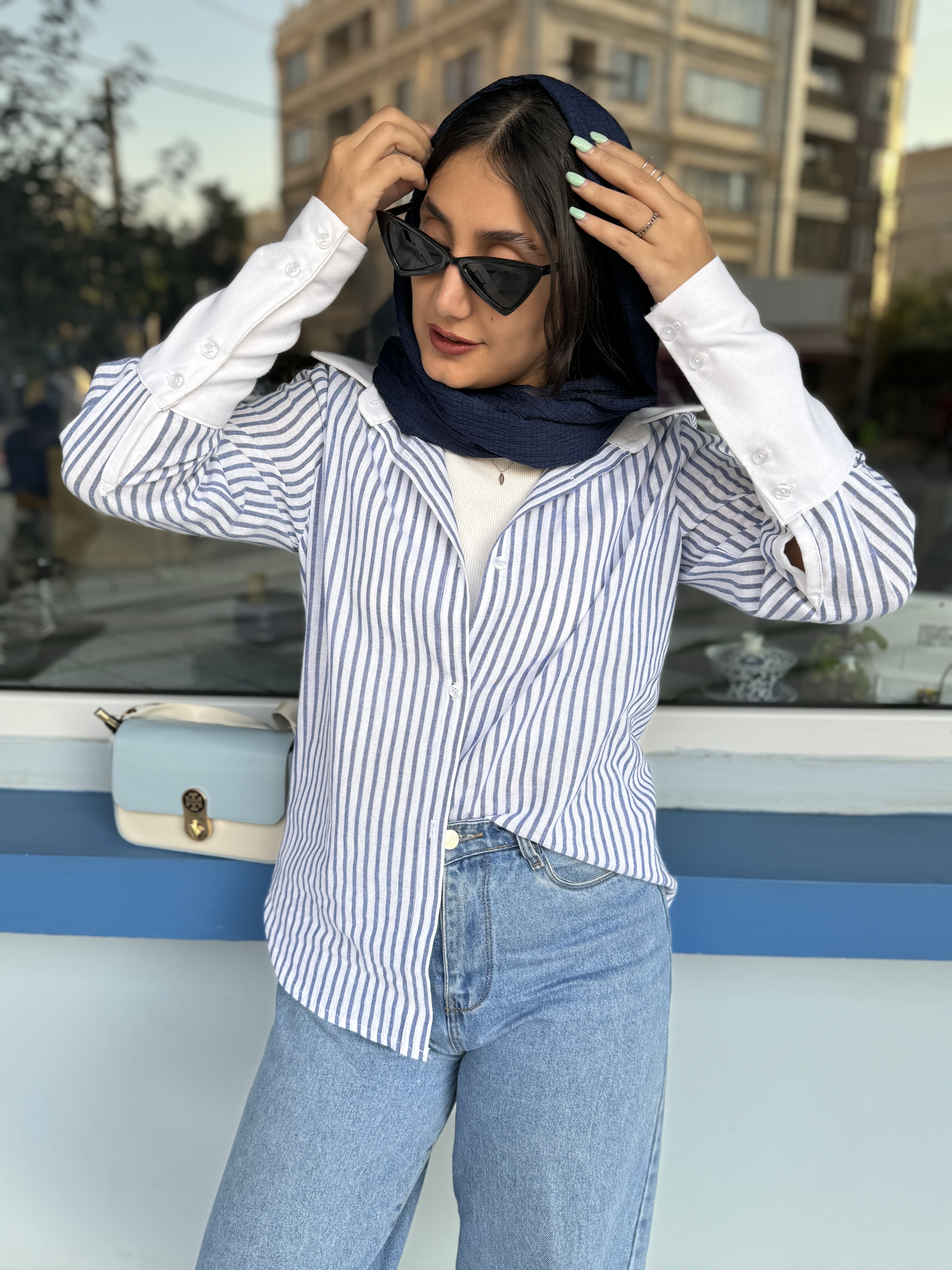 شومیز لینن ترک بولو